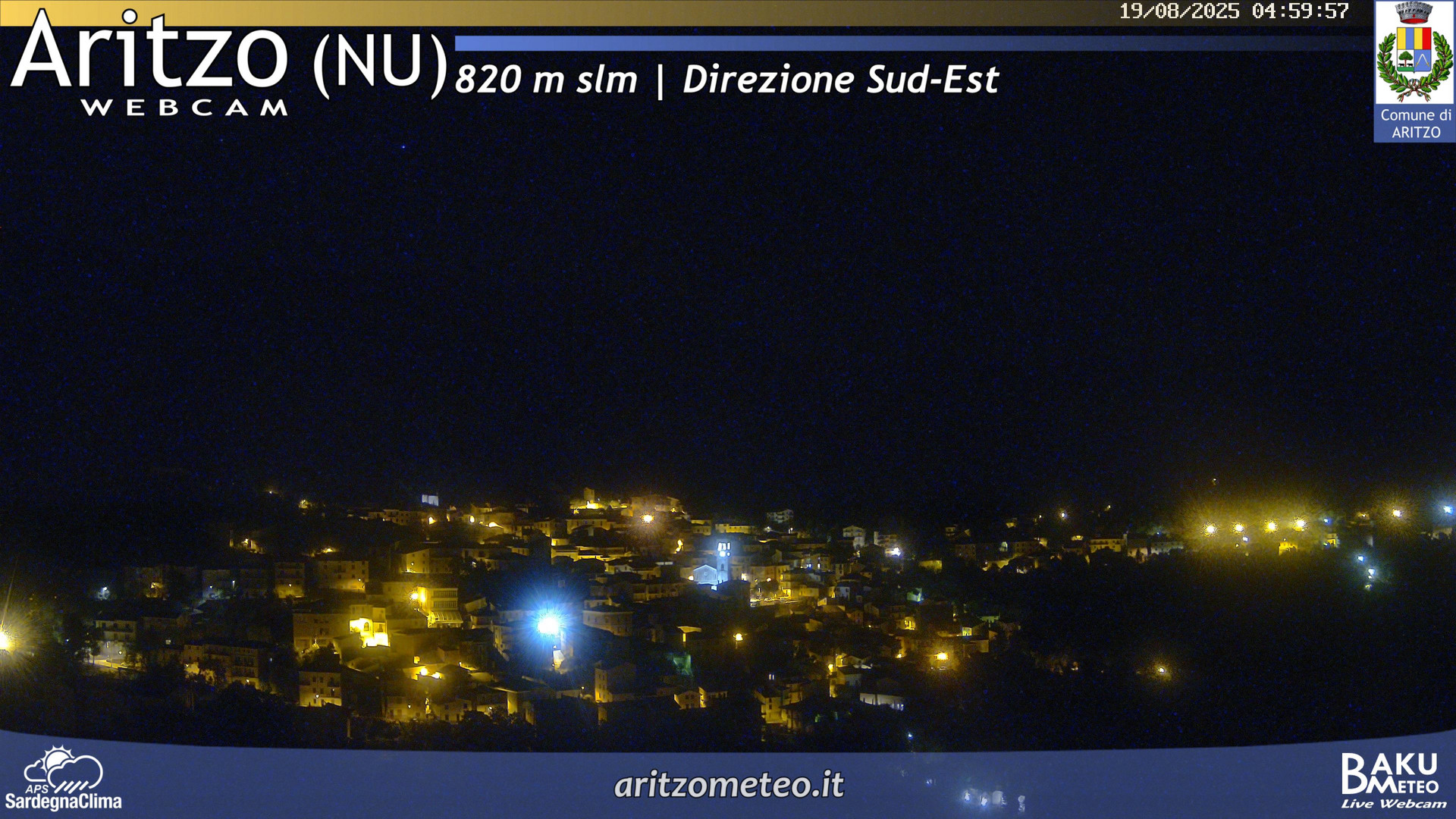 time-lapse frame, Aritzo webcam