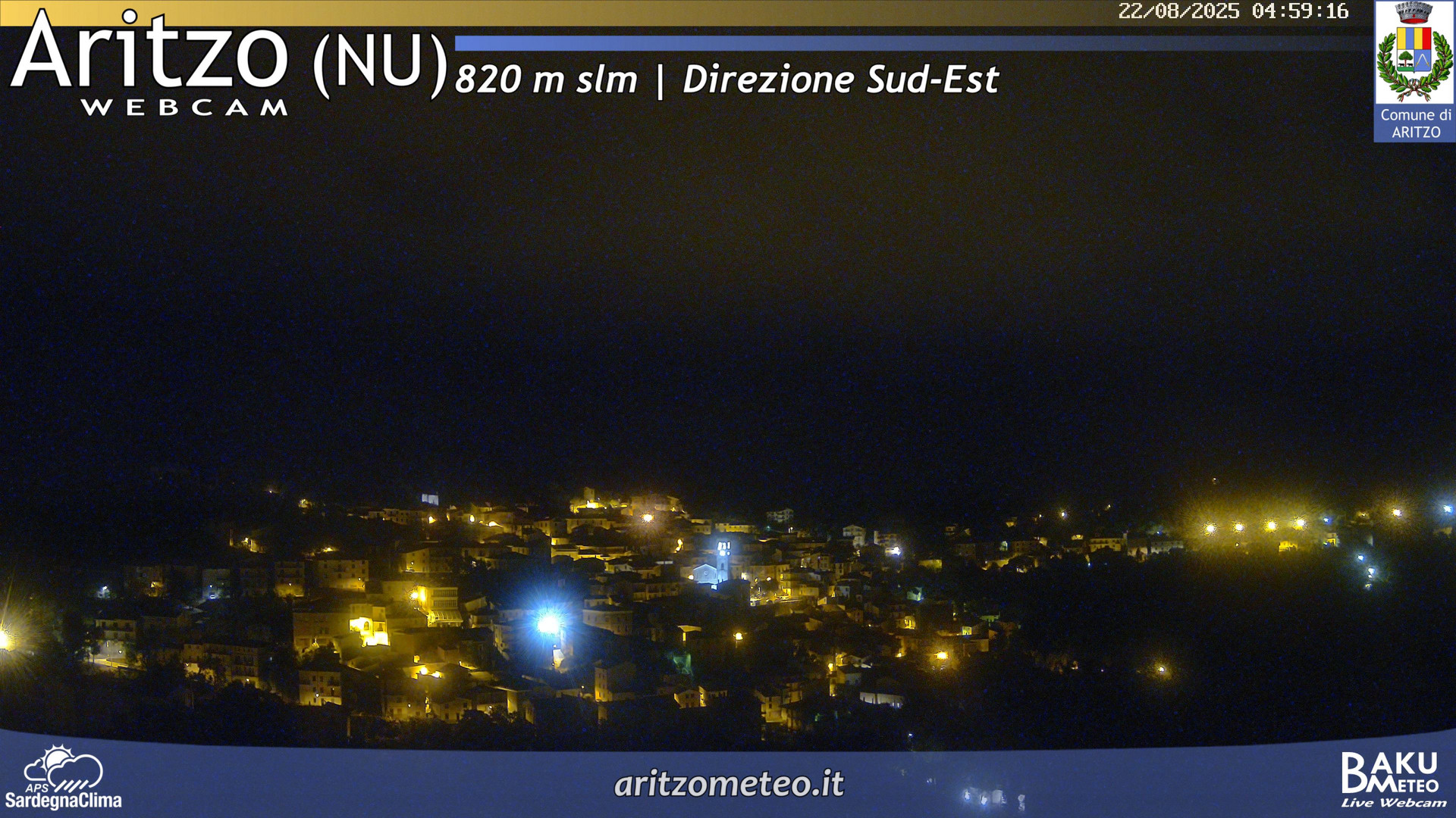 time-lapse frame, Aritzo webcam