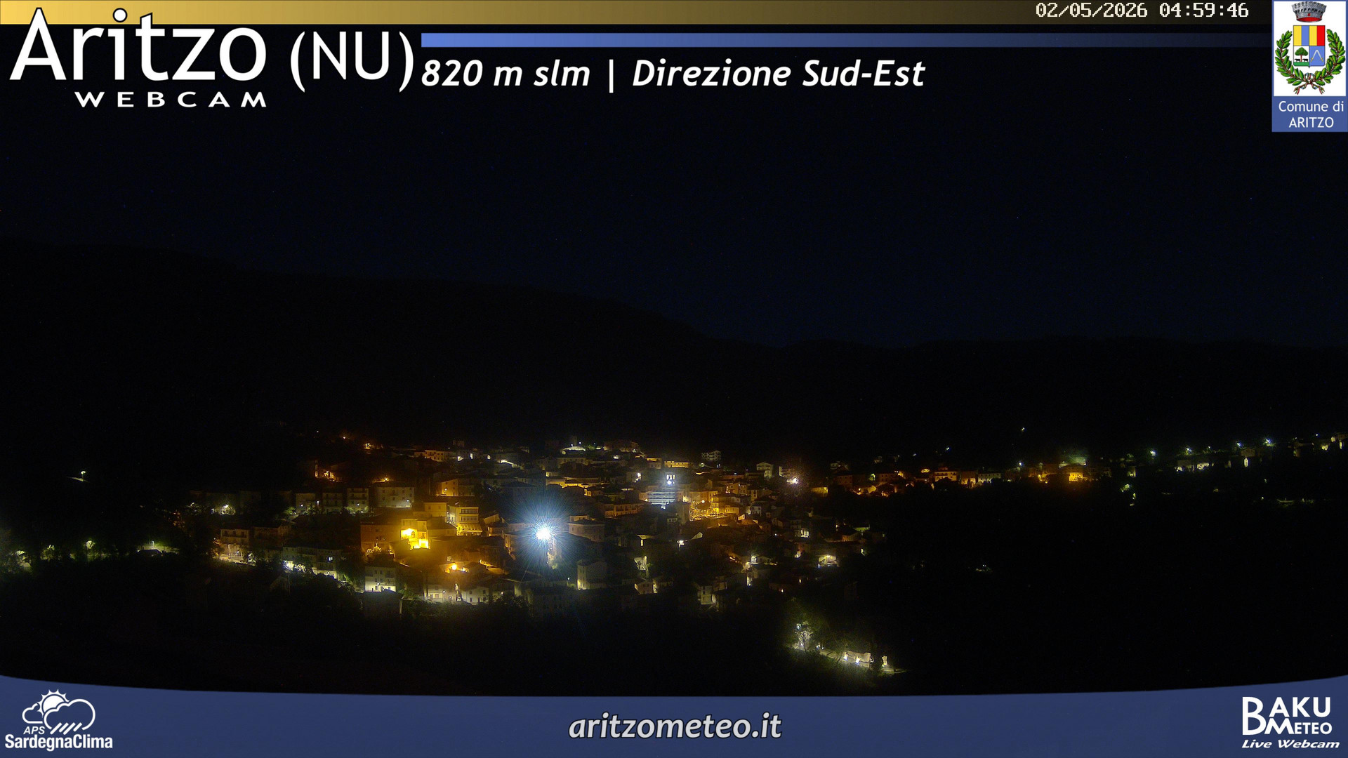 time-lapse frame, Aritzo webcam