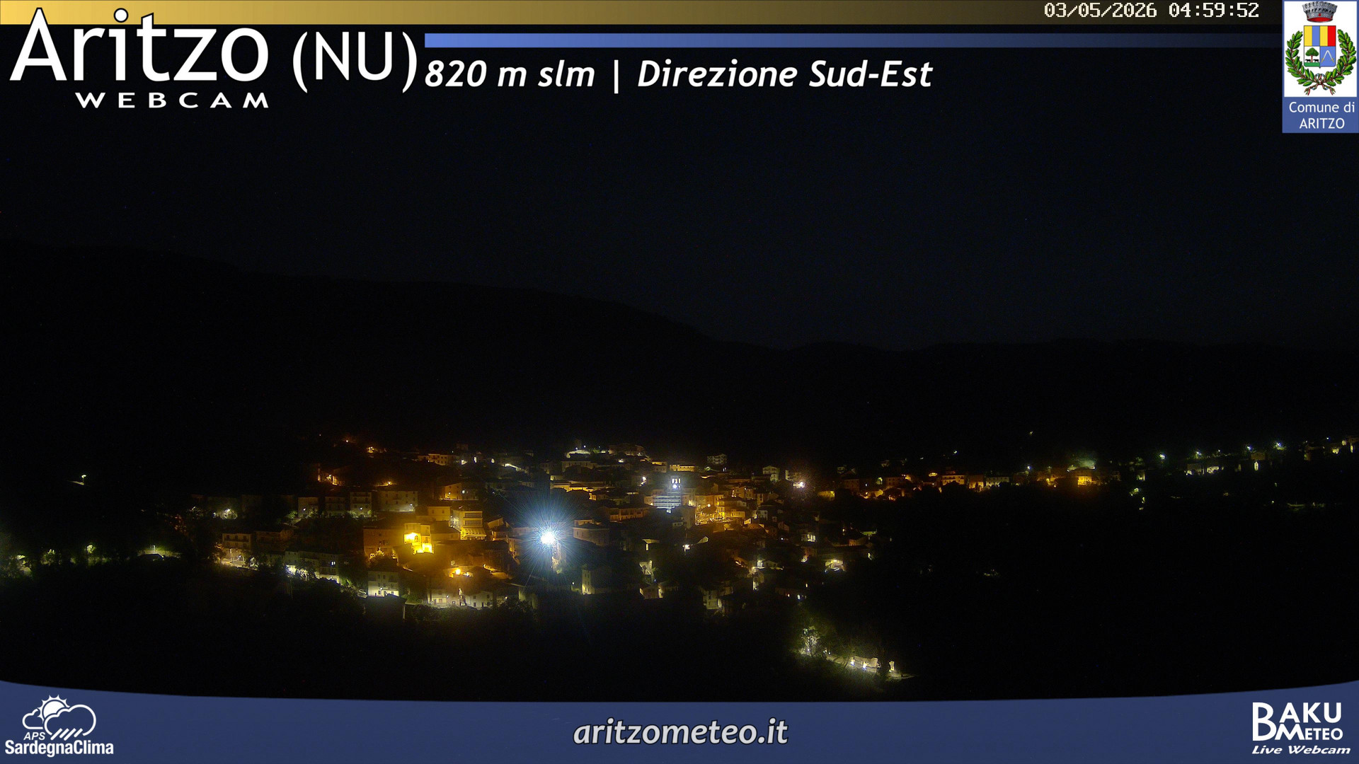 time-lapse frame, Aritzo webcam