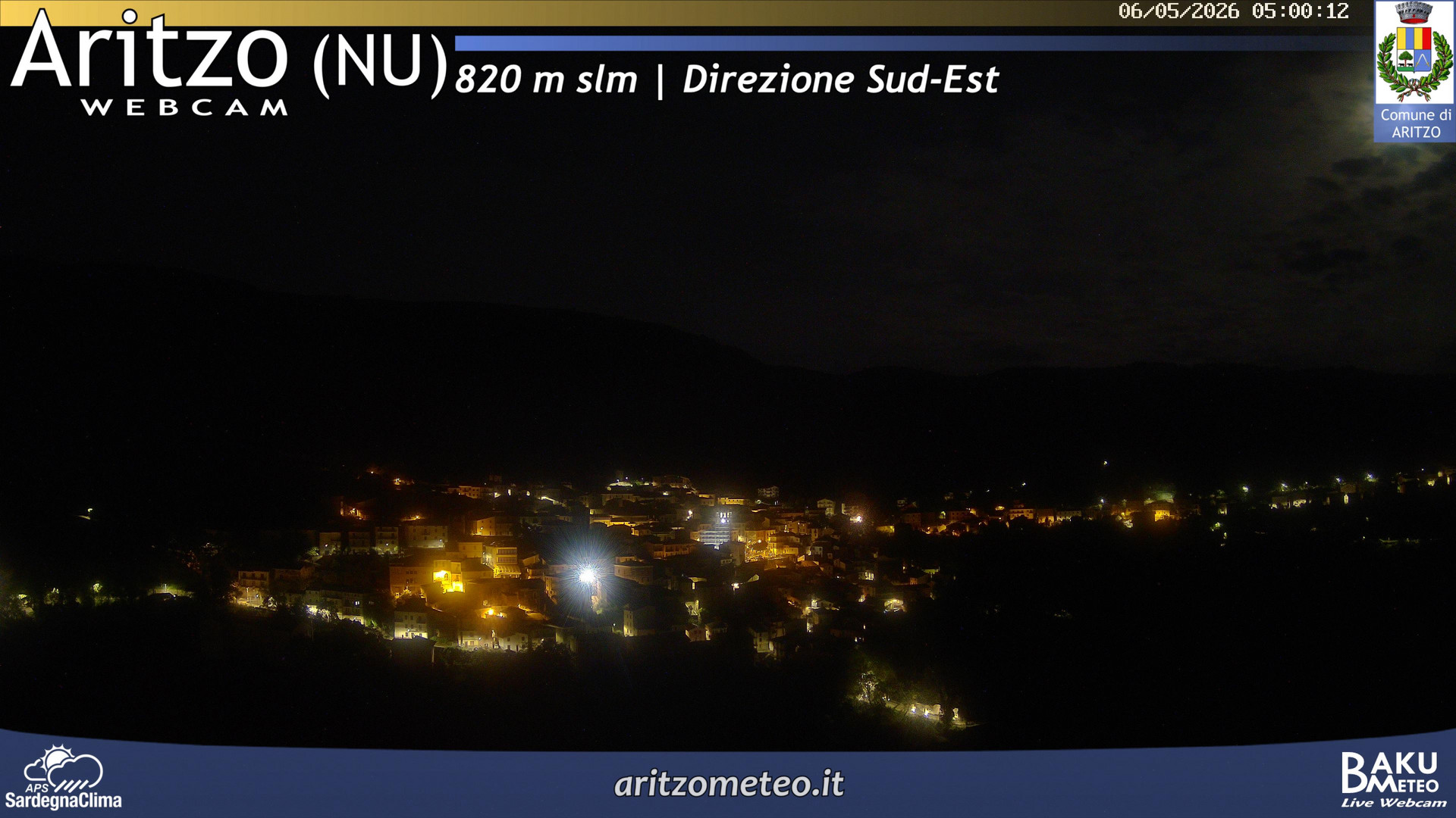 time-lapse frame, Aritzo webcam