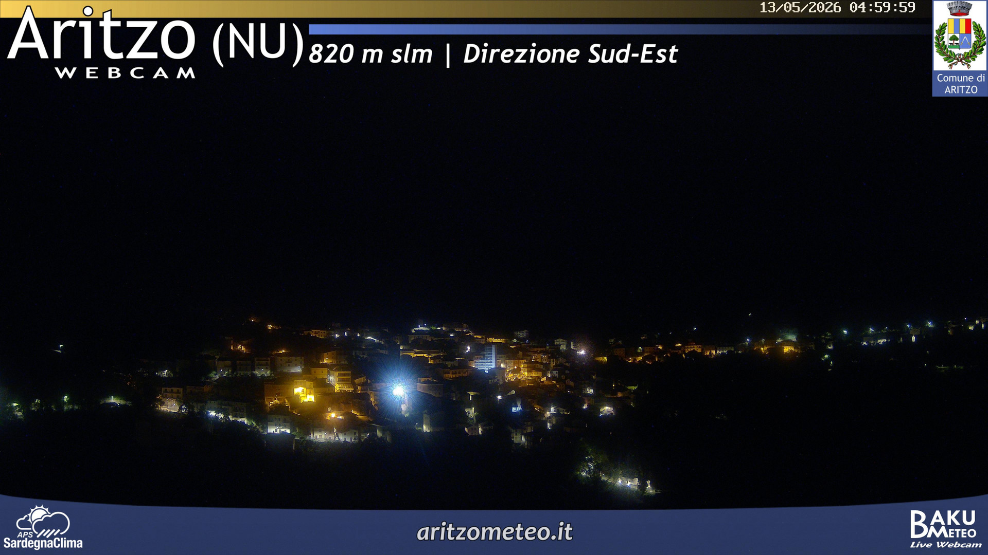 time-lapse frame, Aritzo webcam