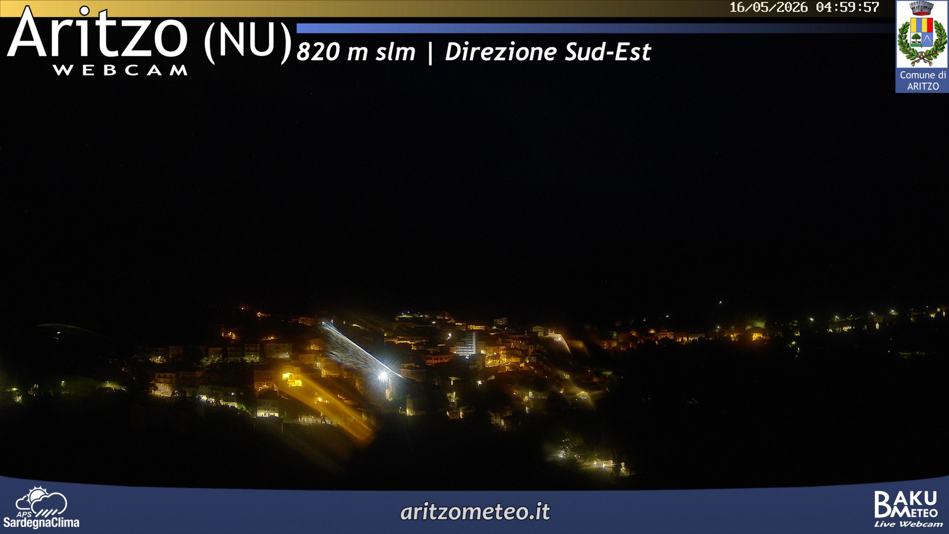 time-lapse frame, Aritzo webcam