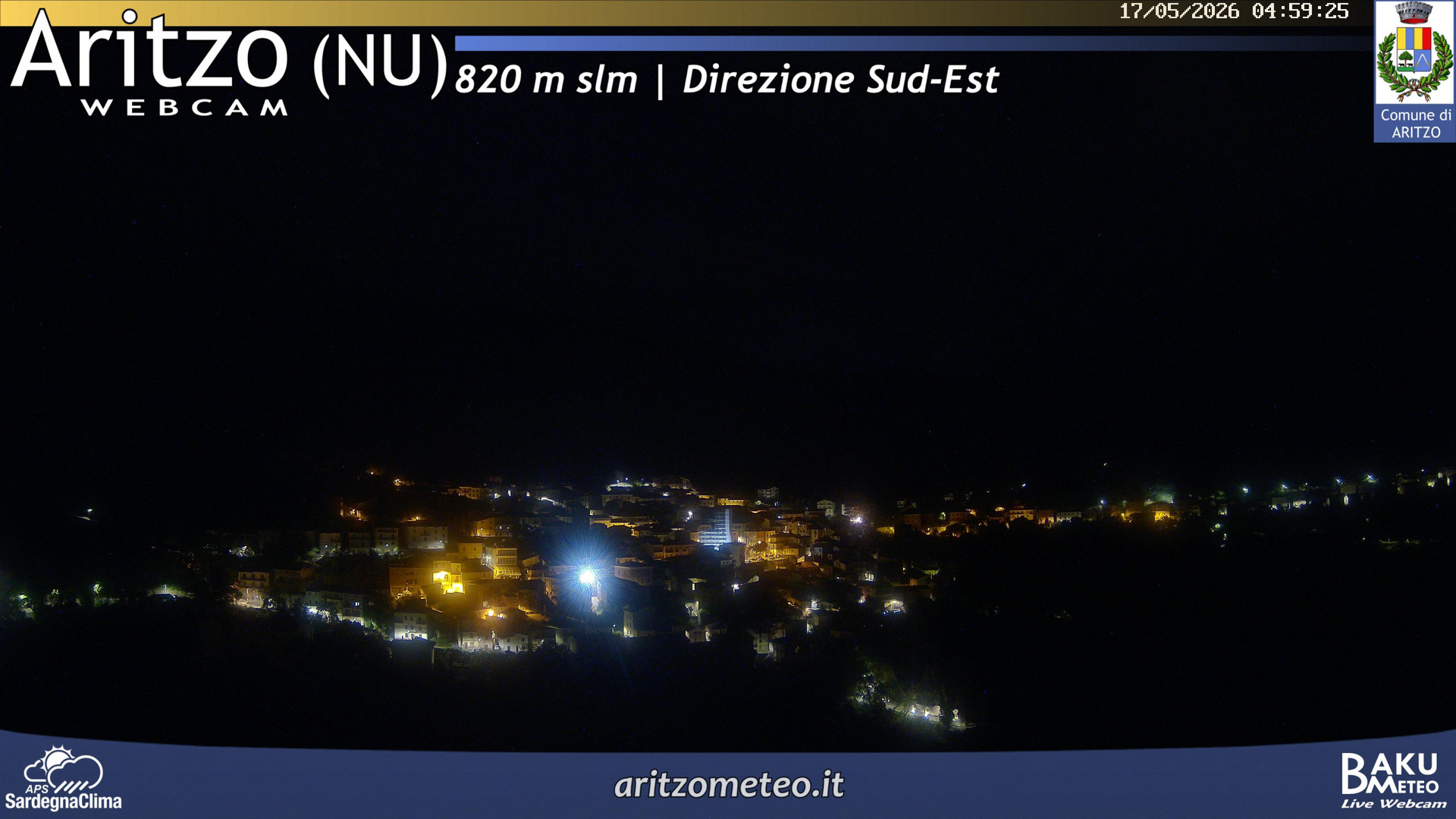 time-lapse frame, Aritzo webcam