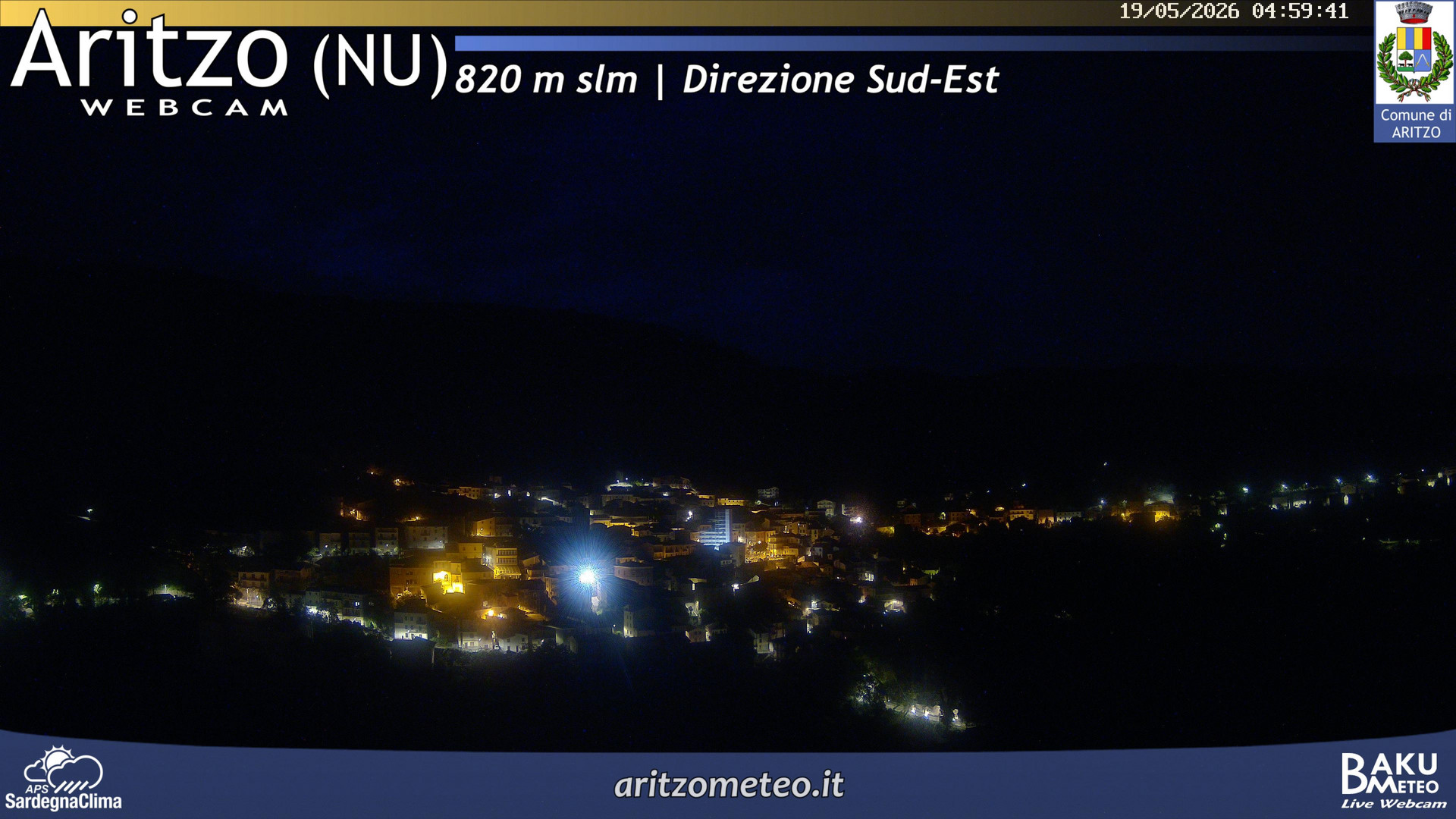 time-lapse frame, Aritzo webcam