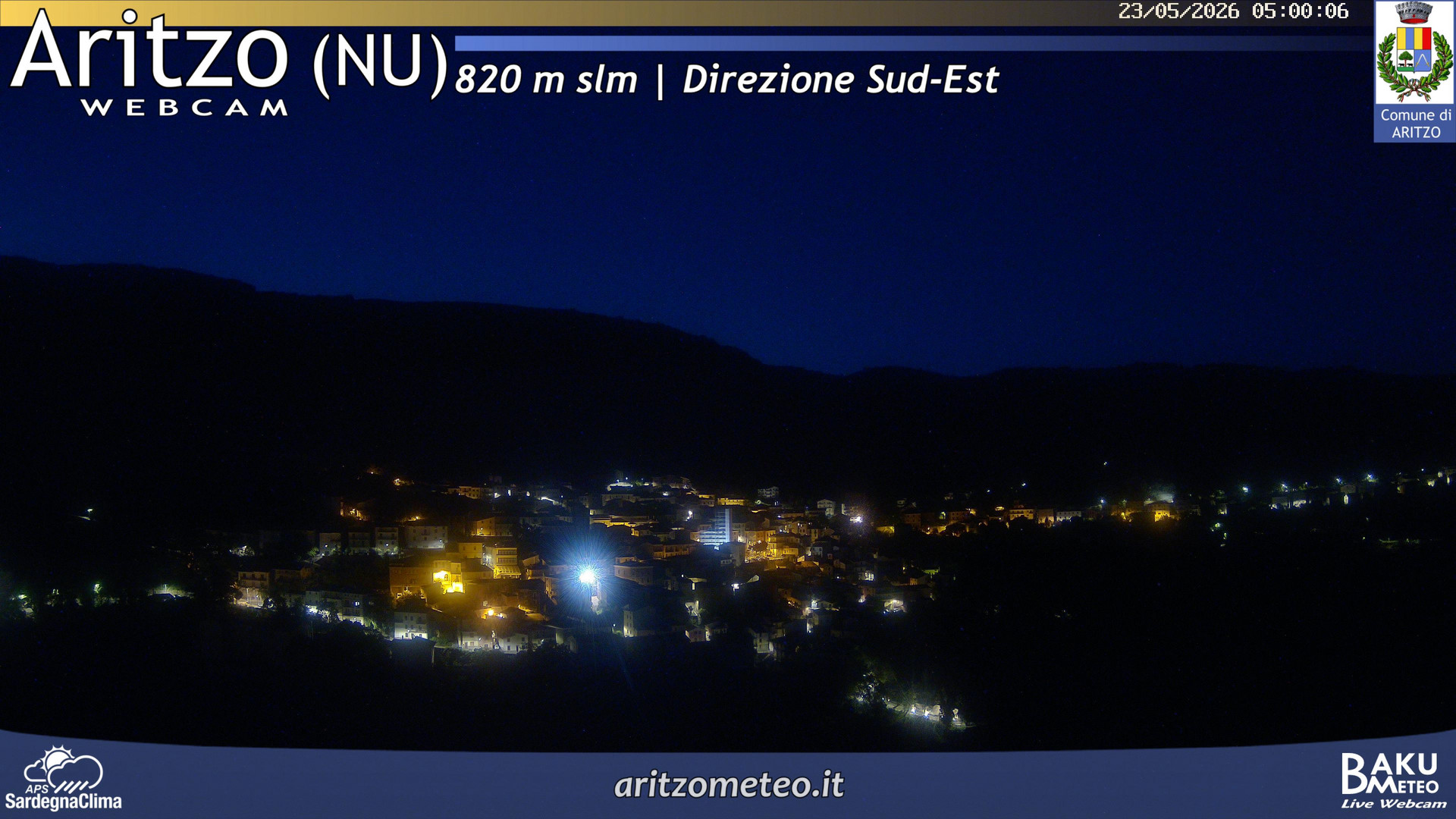 time-lapse frame, Aritzo webcam