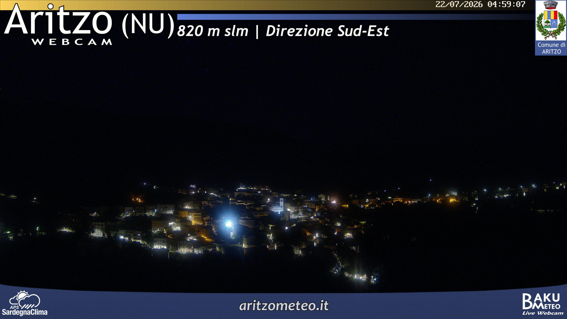 time-lapse frame, Aritzo webcam