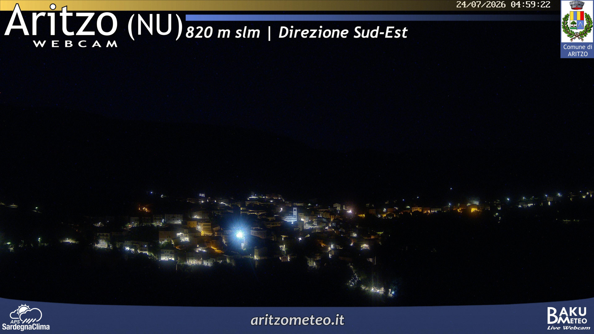 time-lapse frame, Aritzo webcam