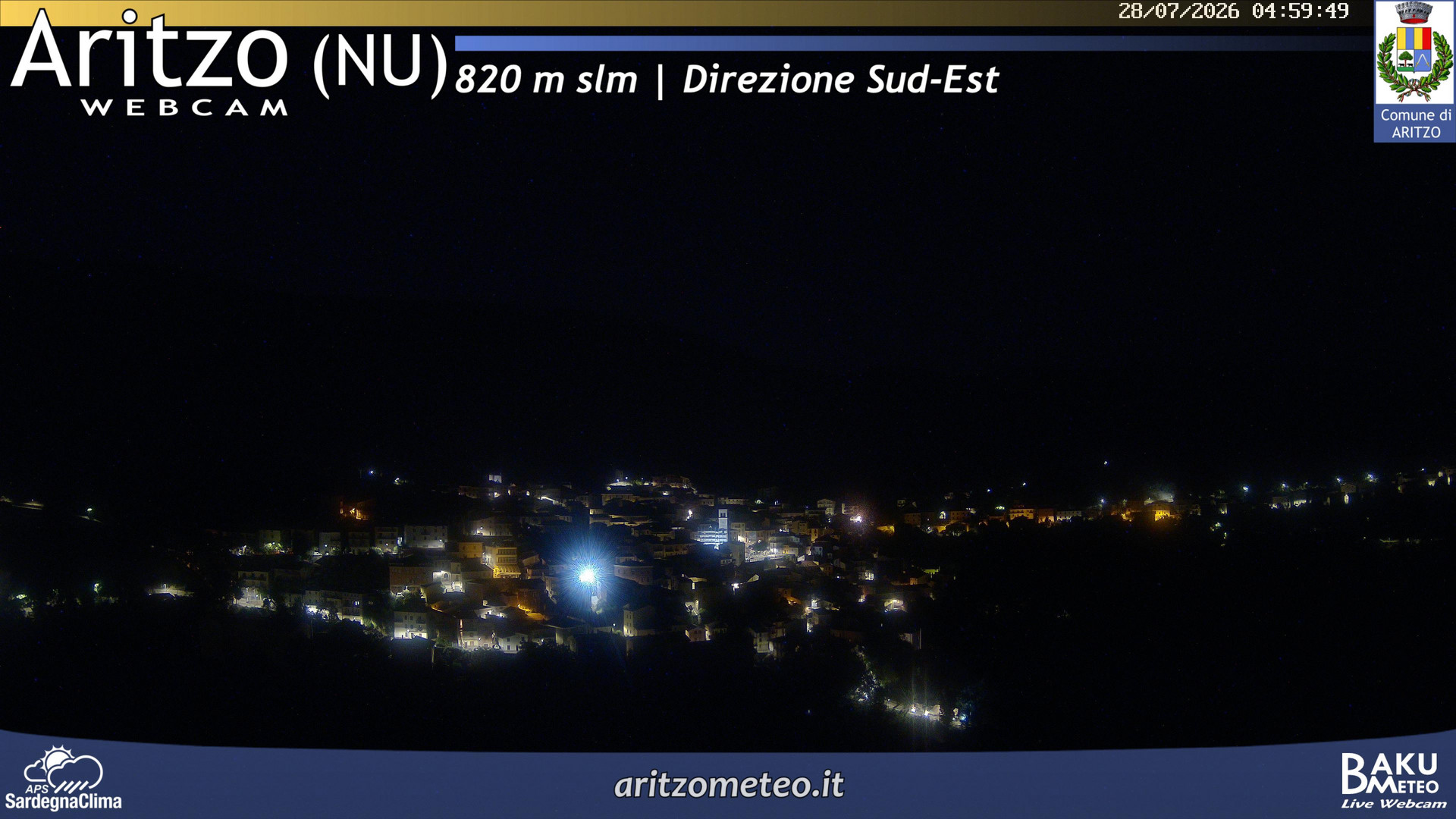 time-lapse frame, Aritzo webcam