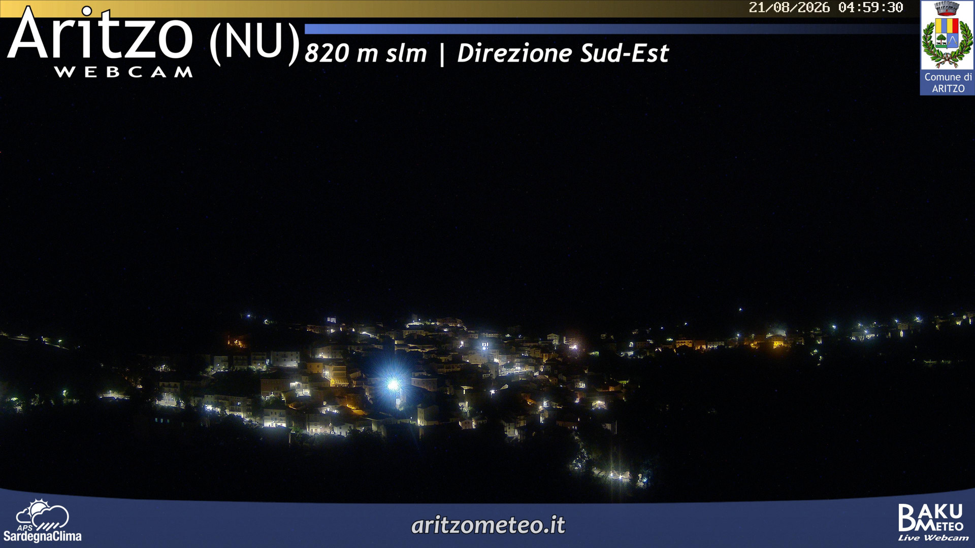 time-lapse frame, Aritzo webcam