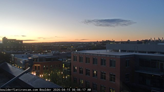 time-lapse frame, Boulder East daily time lapse webcam