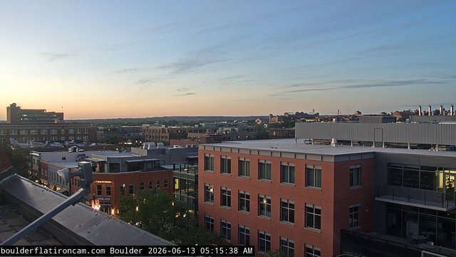 time-lapse frame, Boulder East daily time lapse webcam