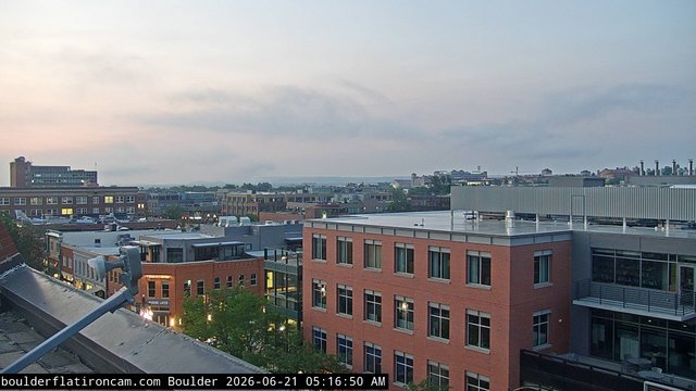 time-lapse frame, Boulder East daily time lapse webcam