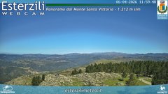 view from Monte Santa Vittoria on 2026-04-06