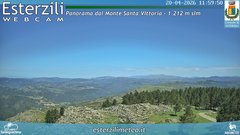 view from Monte Santa Vittoria on 2026-04-20