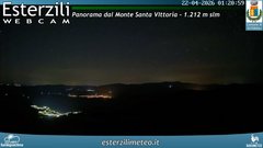 view from Monte Santa Vittoria on 2026-04-22