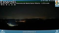 view from Monte Santa Vittoria on 2026-04-22