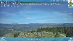 view from Monte Santa Vittoria on 2026-04-22