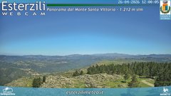 view from Monte Santa Vittoria on 2026-04-26
