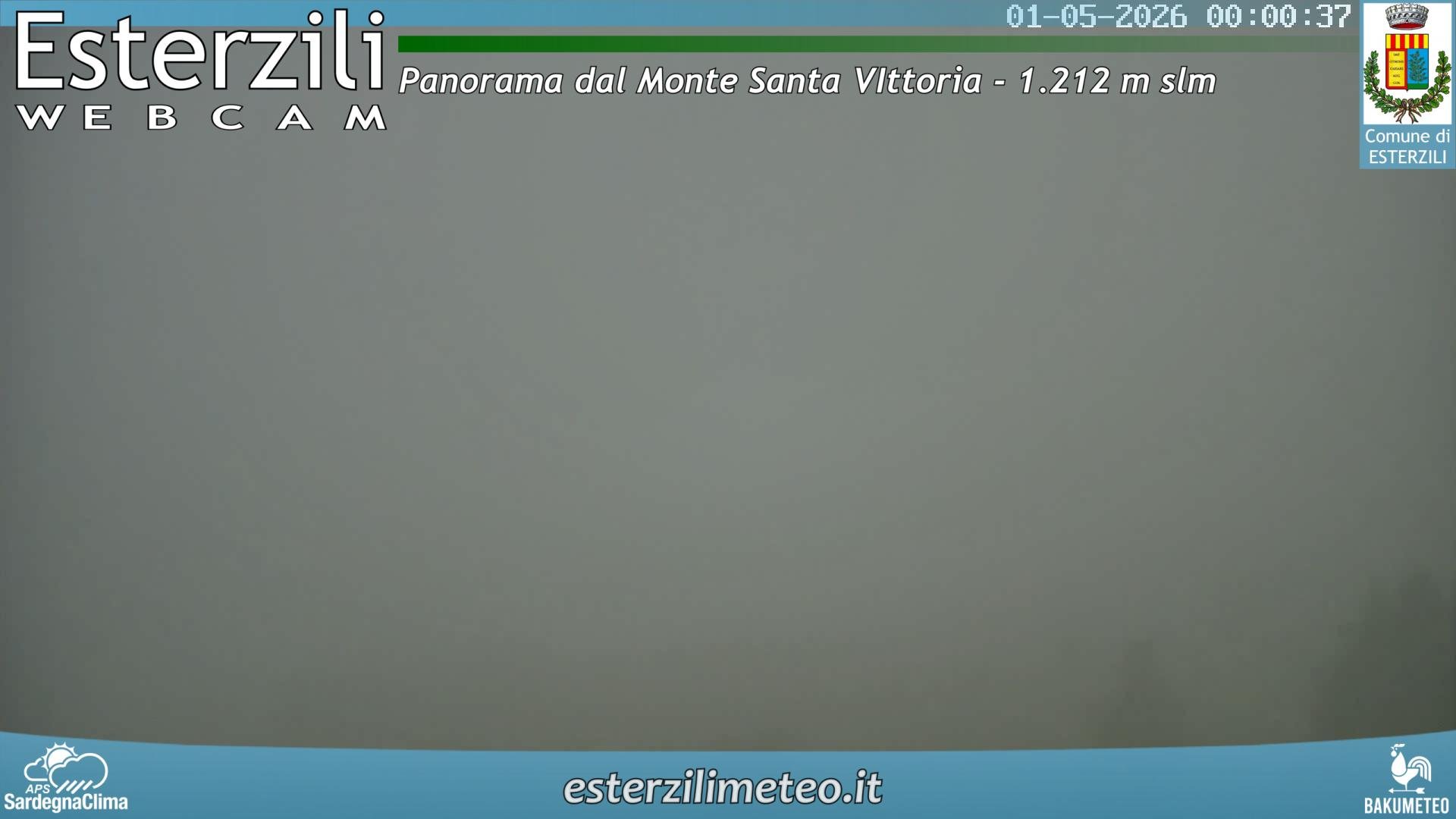 time-lapse frame, Monte Santa Vittoria webcam