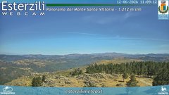 view from Monte Santa Vittoria on 2026-06-12