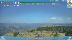 view from Monte Santa Vittoria on 2026-07-01