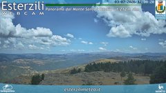 view from Monte Santa Vittoria on 2026-07-03