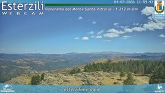 view from Monte Santa Vittoria on 2026-07-04