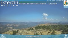 view from Monte Santa Vittoria on 2026-08-06