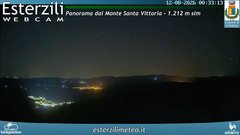 view from Monte Santa Vittoria on 2026-08-12