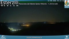view from Monte Santa Vittoria on 2026-08-12