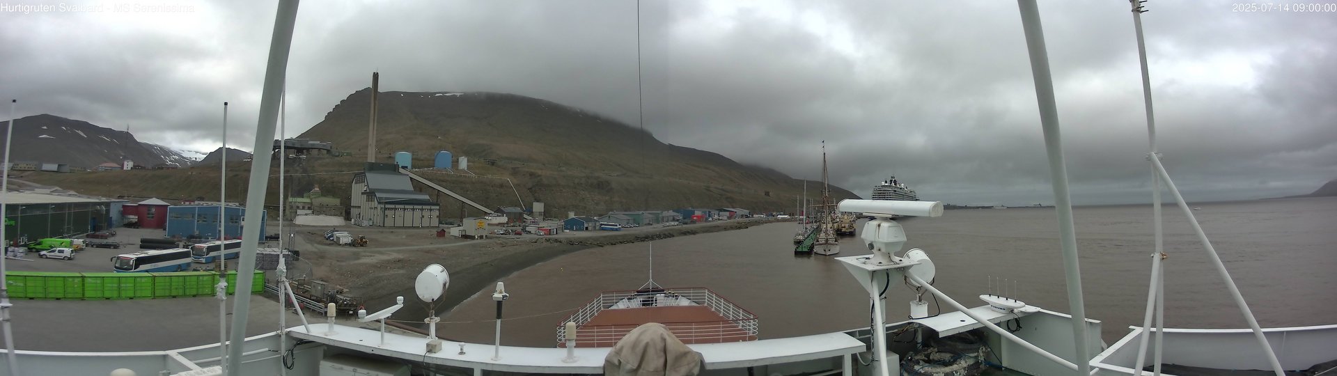 time-lapse frame, MS Serenissima webcam
