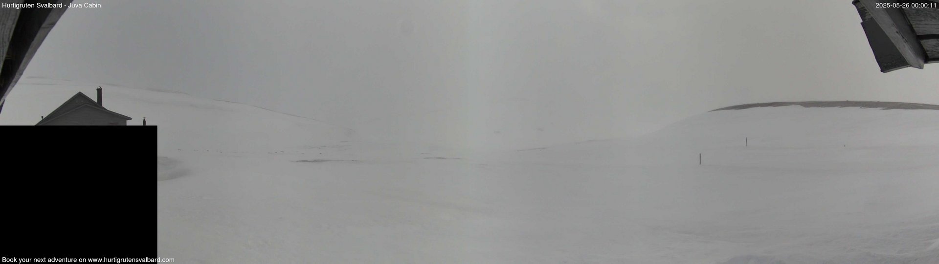 time-lapse frame, Hurtigruten Svalbard - Brentskaret webcam