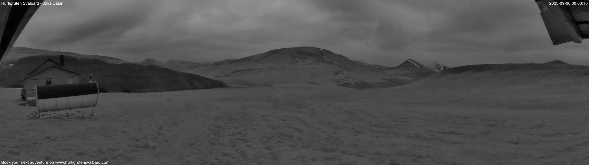 time-lapse frame, Hurtigruten Svalbard - Brentskaret webcam