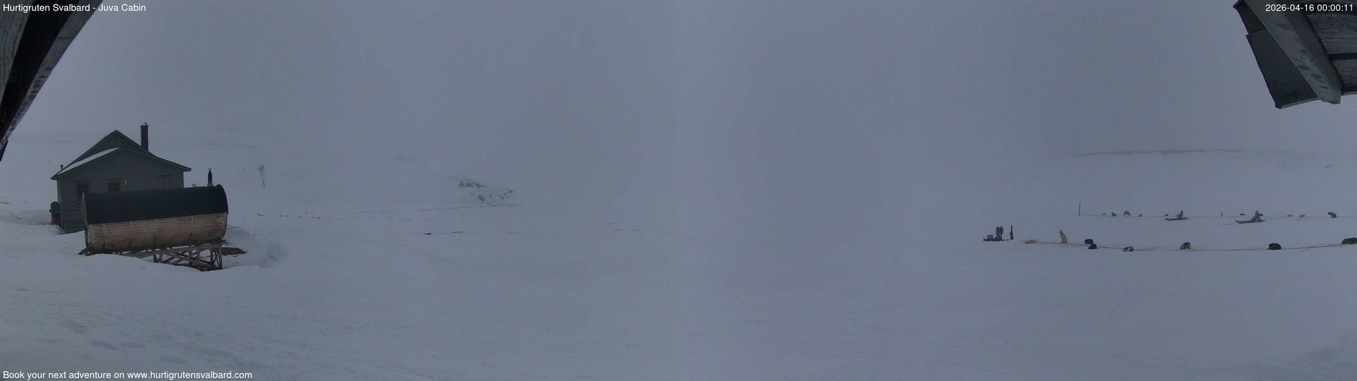 time-lapse frame, Hurtigruten Svalbard - Brentskaret webcam