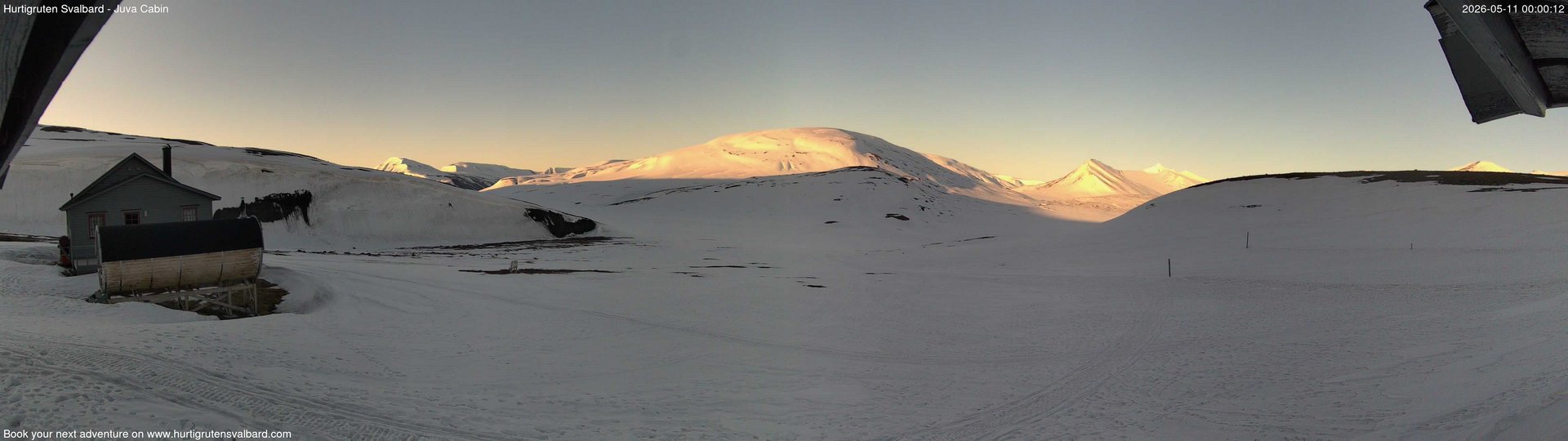 Hurtigruten Svalbard - Brentskaret webcam time-lapse frame, Hurtigruten Svalbard - Brentskaret webcam