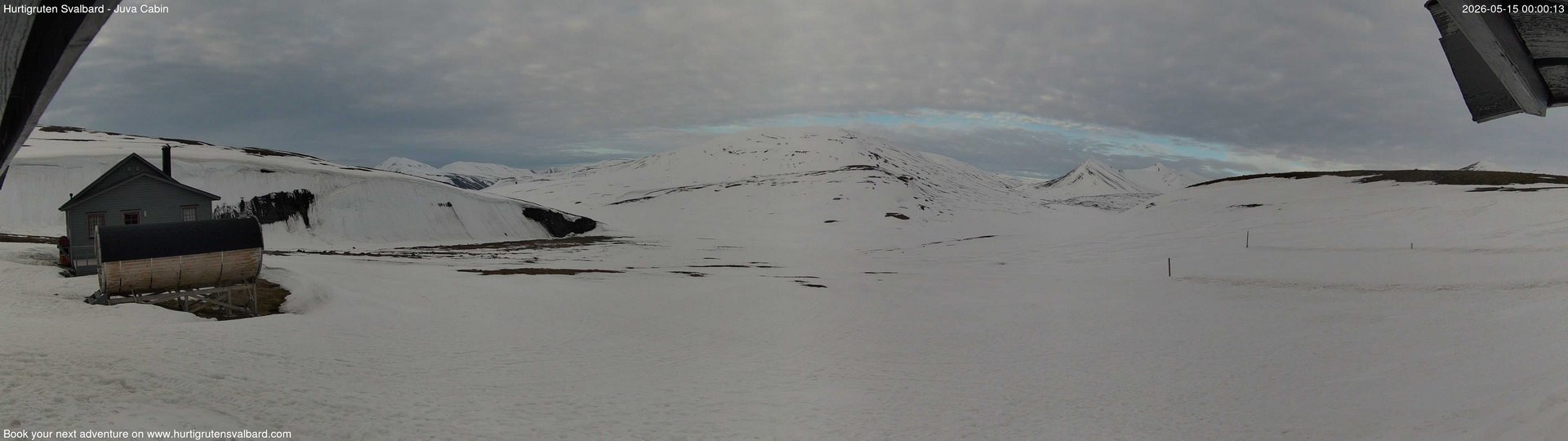 Hurtigruten Svalbard - Brentskaret webcam time-lapse frame, Hurtigruten Svalbard - Brentskaret webcam