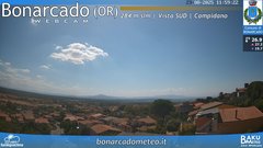 view from Bonarcado SUD on 2025-08-23