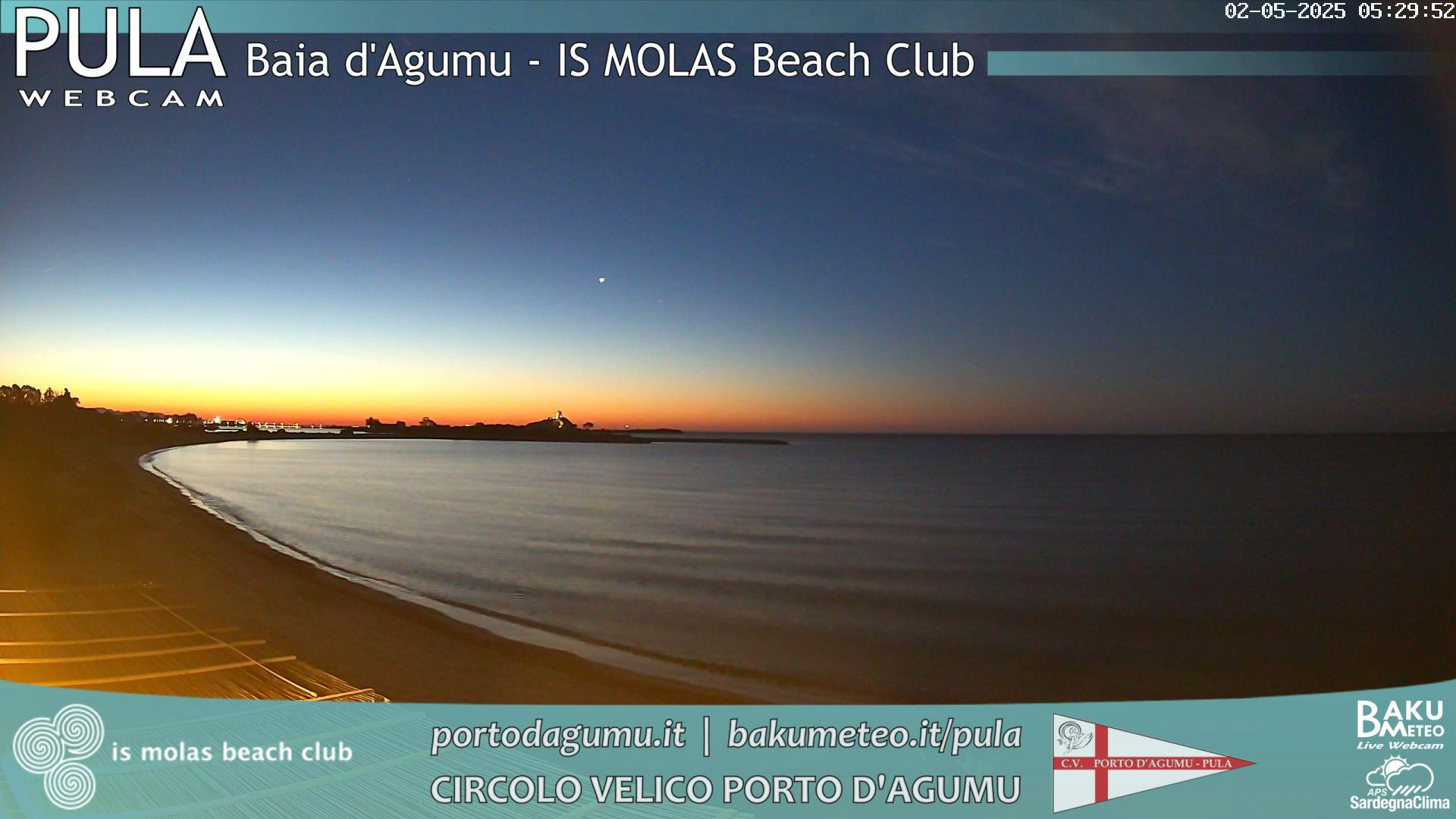 time-lapse frame, Porto d'Agumu webcam