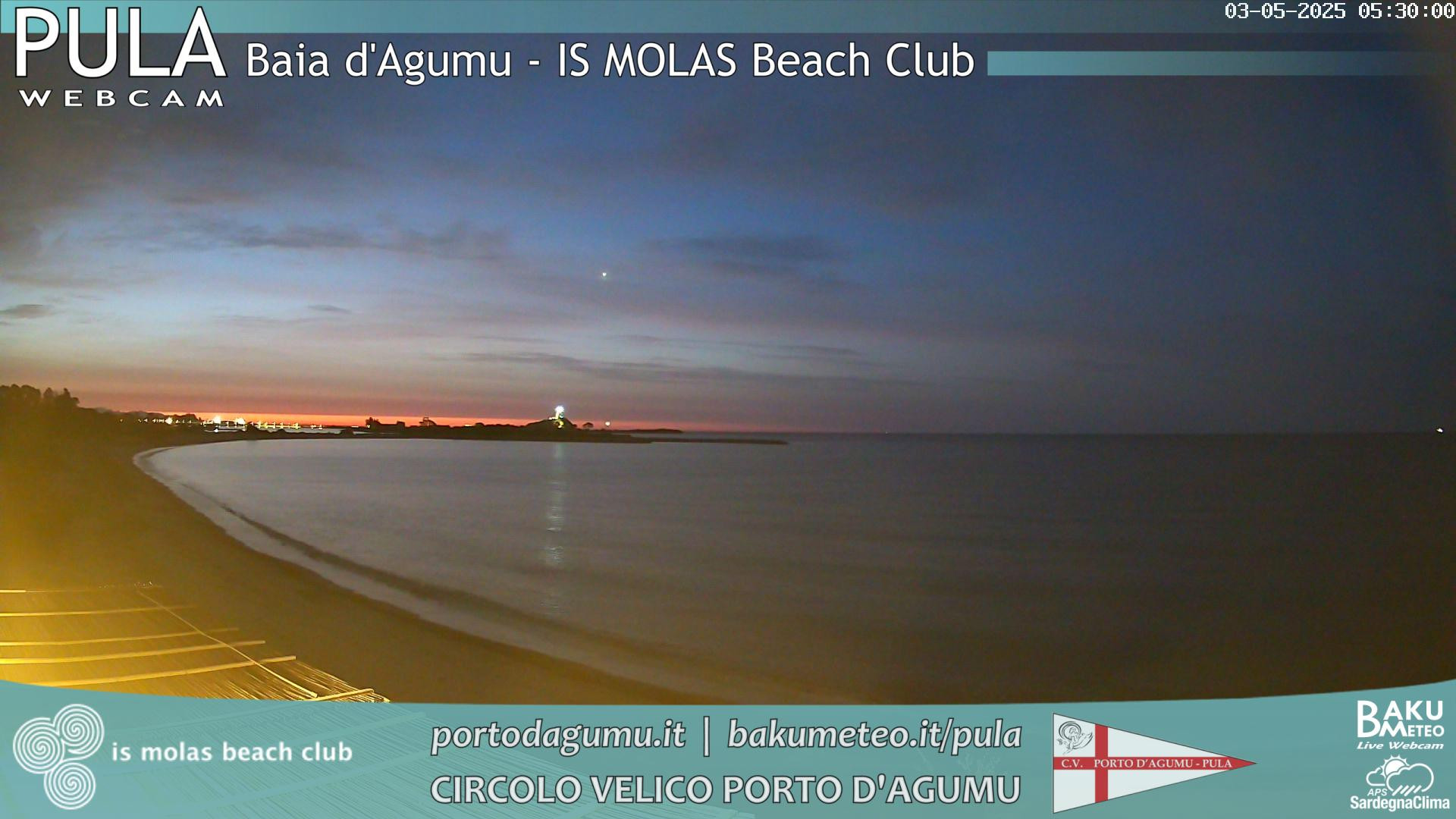 time-lapse frame, Porto d'Agumu webcam