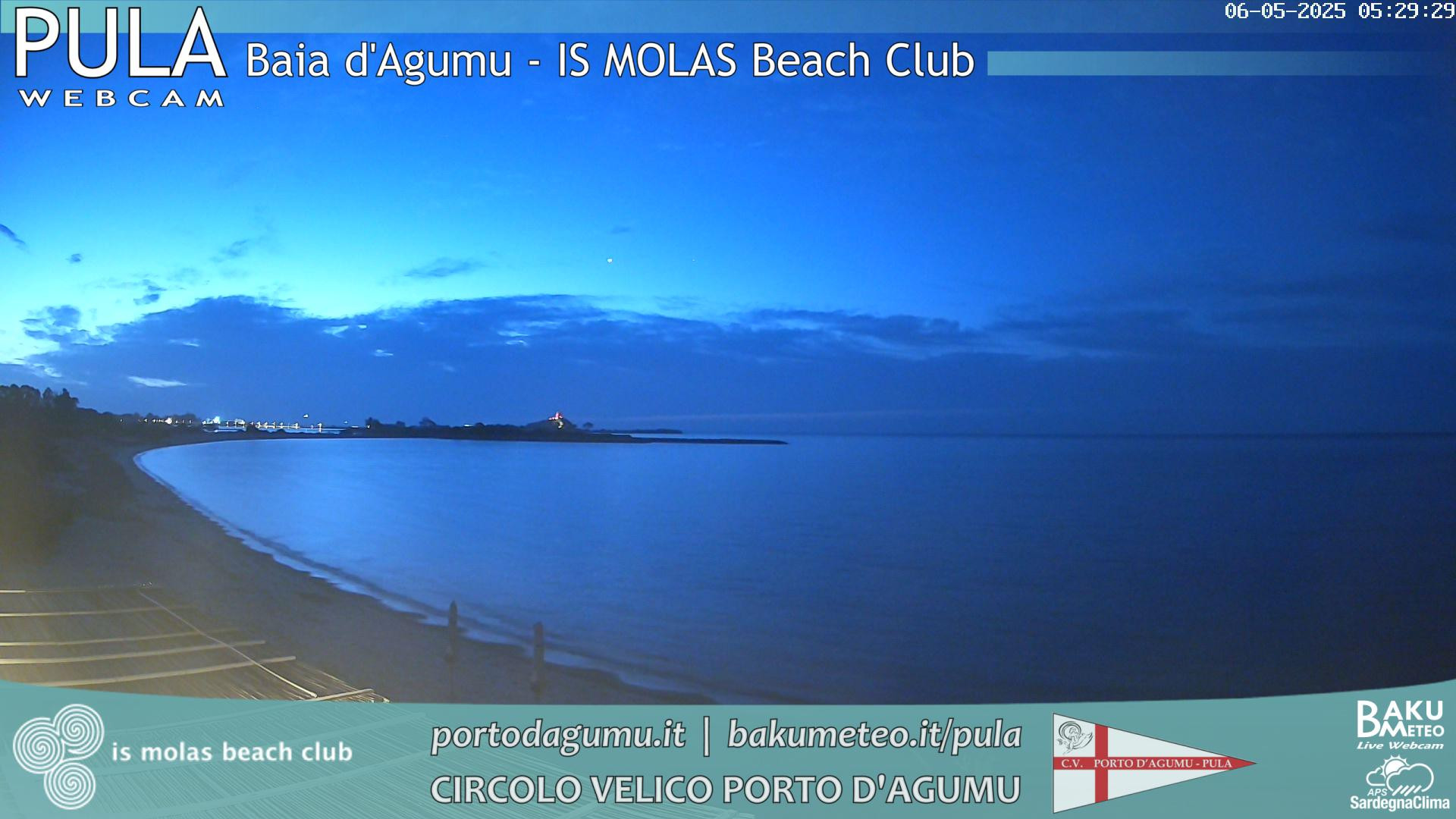 time-lapse frame, Porto d'Agumu webcam