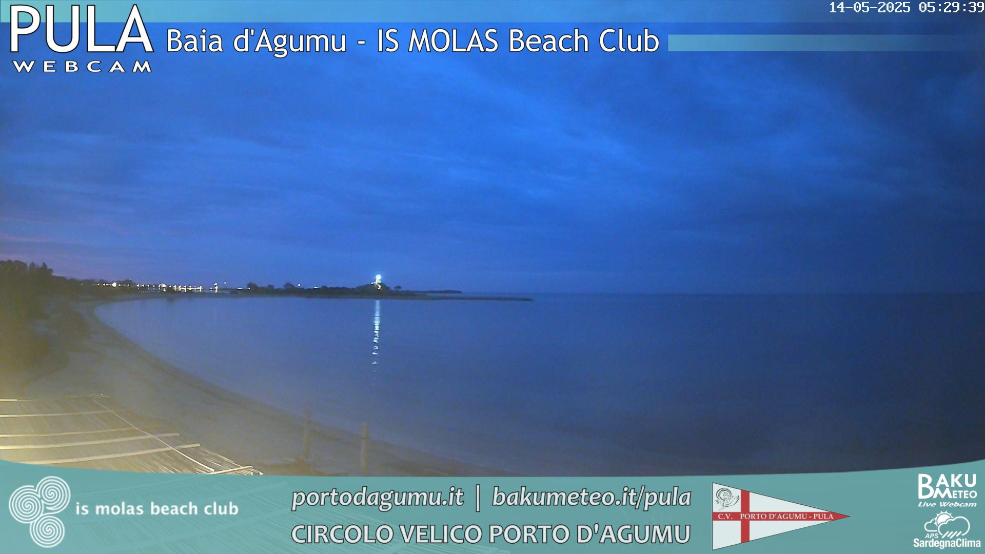 time-lapse frame, Porto d'Agumu webcam
