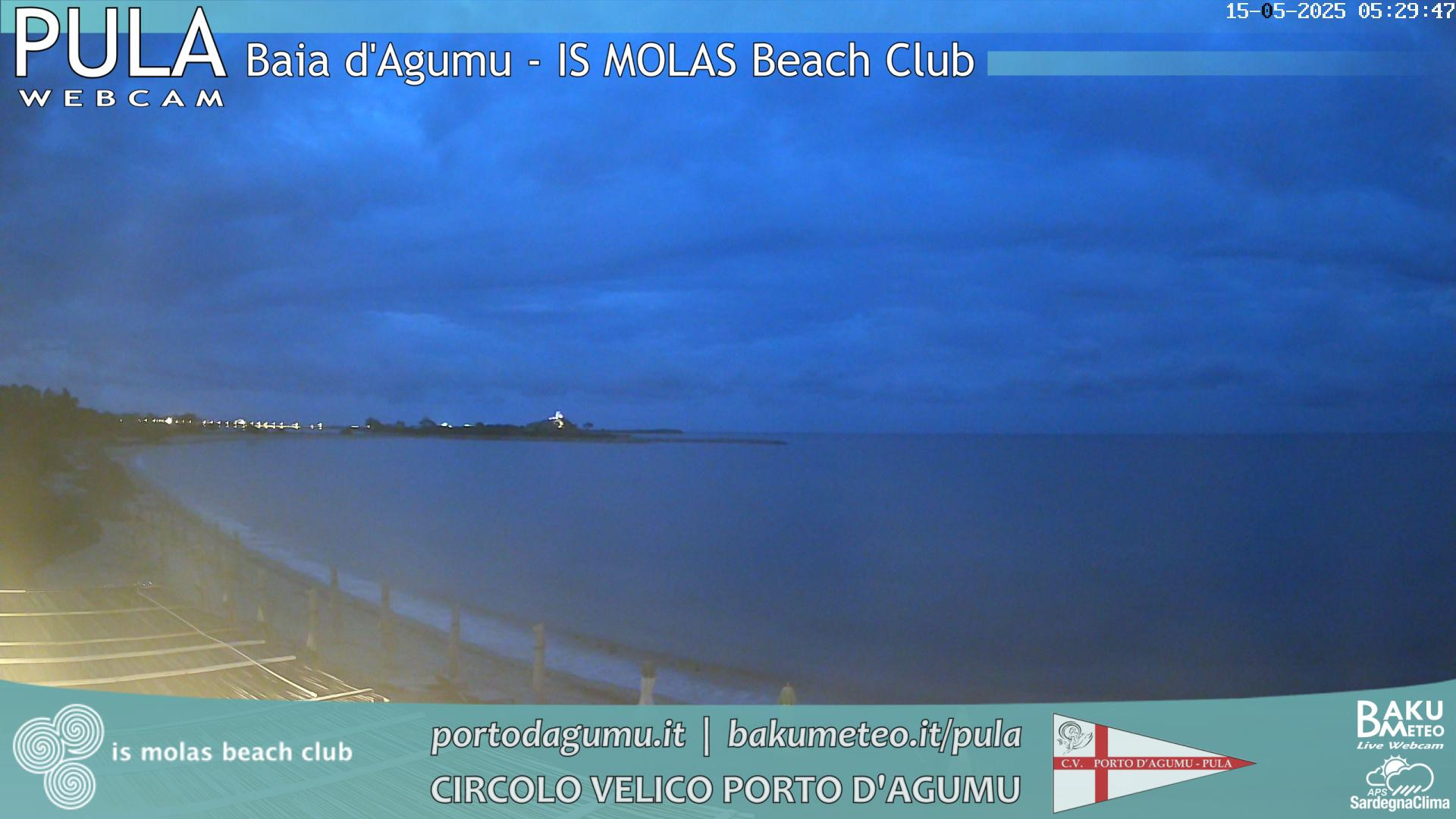 time-lapse frame, Porto d'Agumu webcam