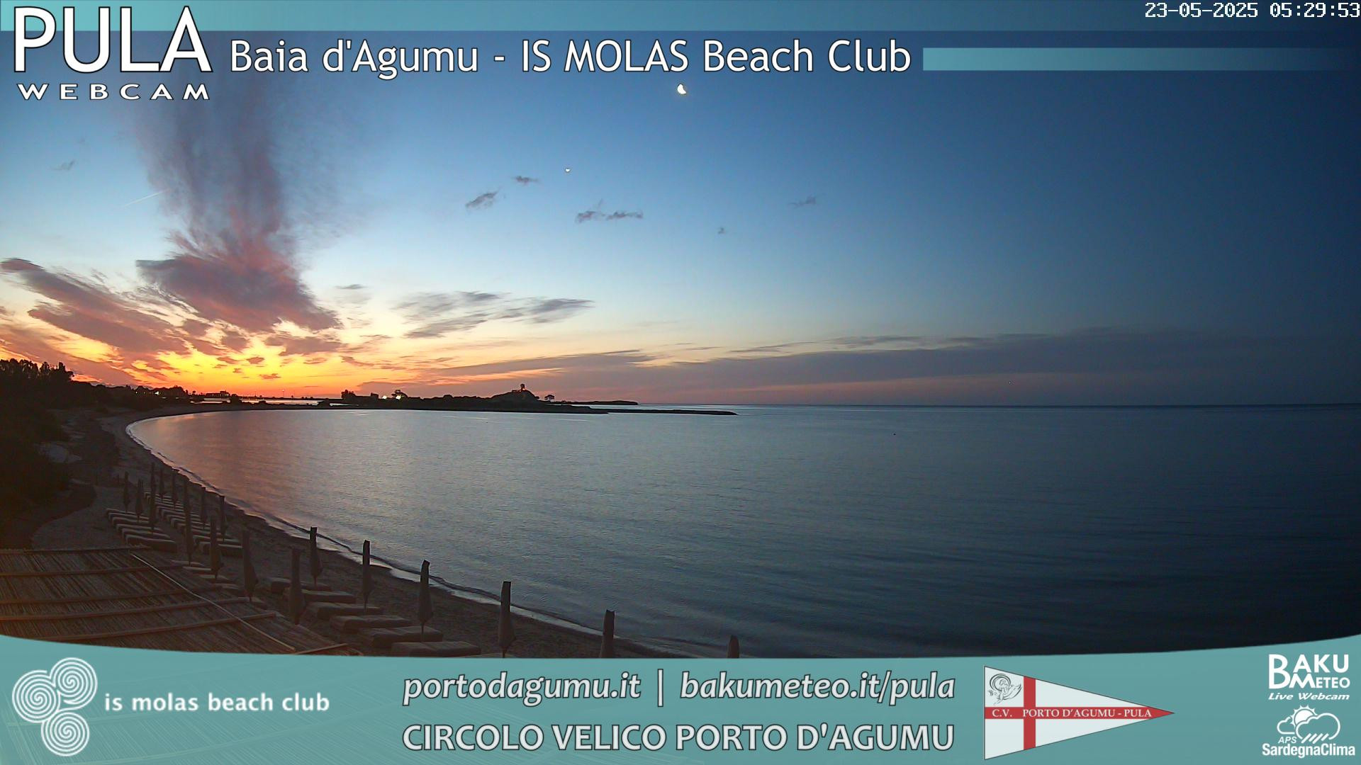 time-lapse frame, Porto d'Agumu webcam