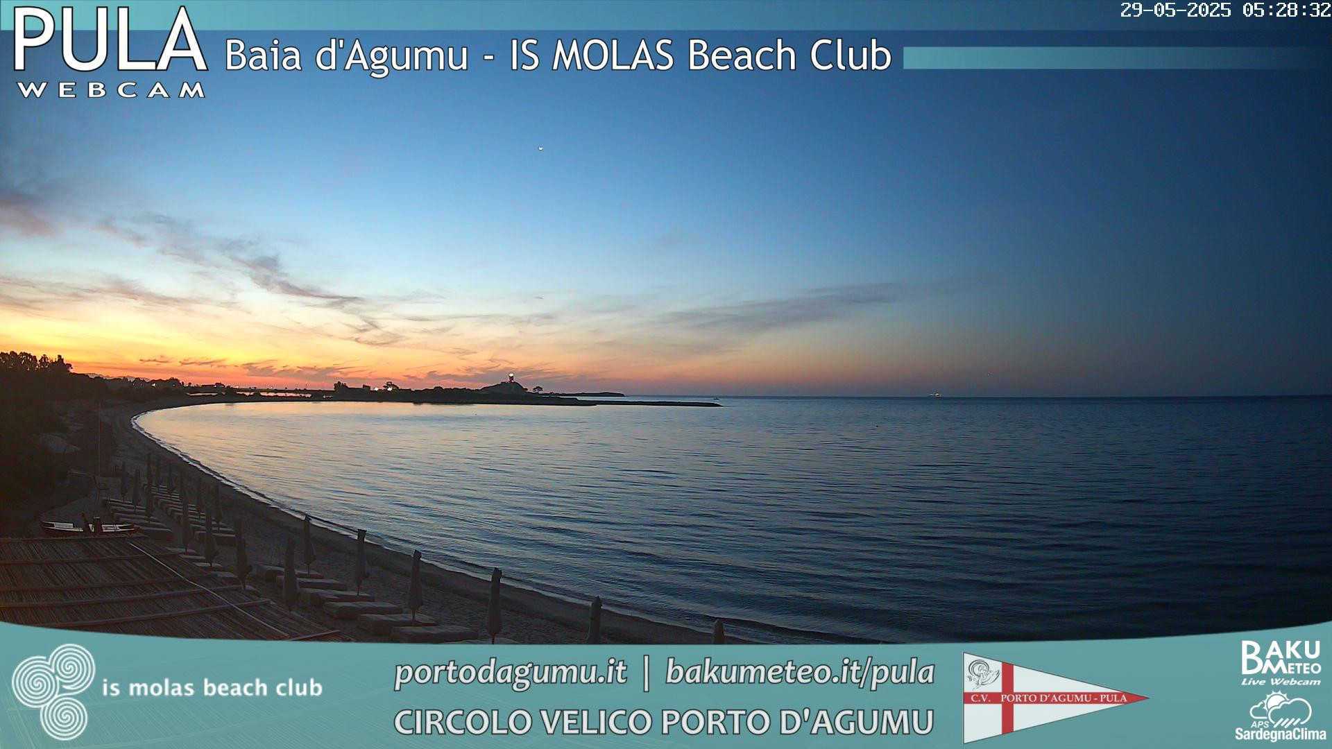 time-lapse frame, Porto d'Agumu webcam