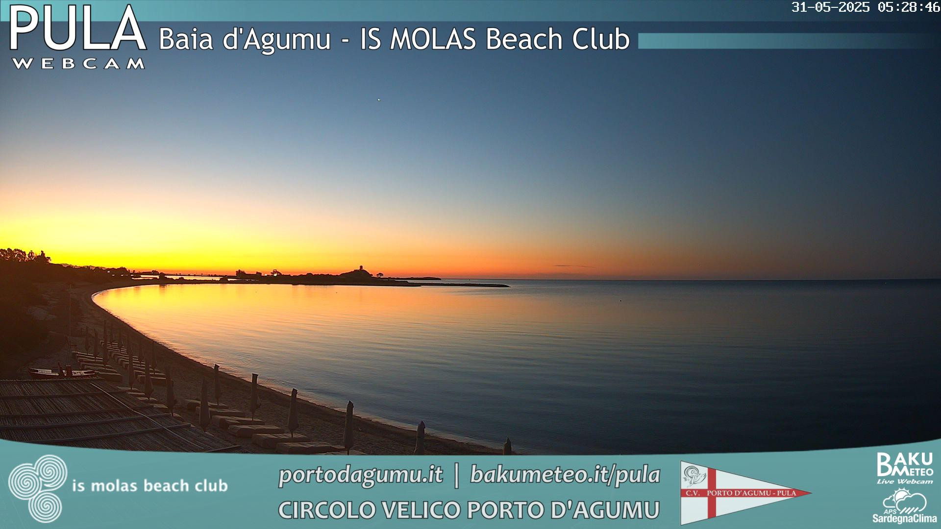 time-lapse frame, Porto d'Agumu webcam