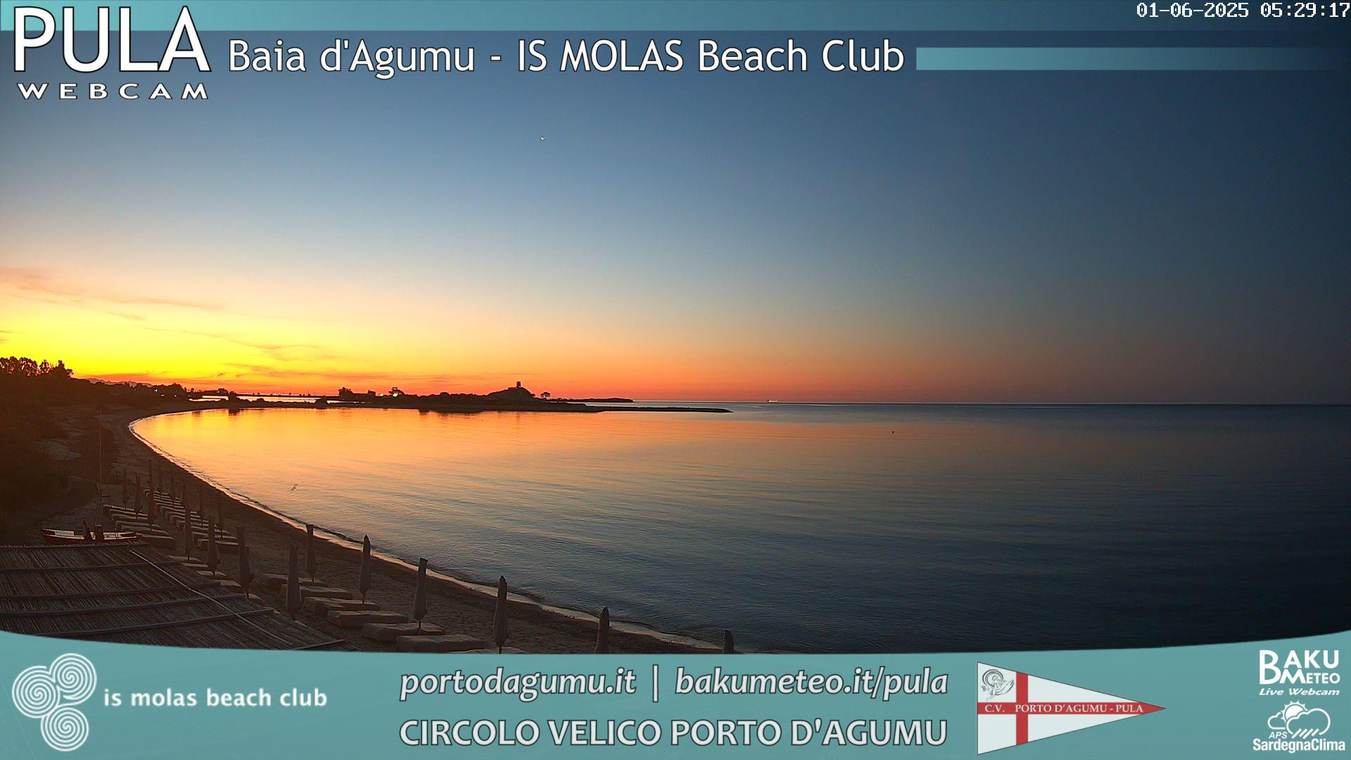 time-lapse frame, Porto d'Agumu webcam