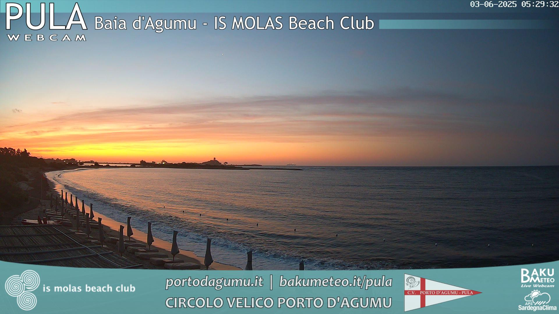 time-lapse frame, Porto d'Agumu webcam