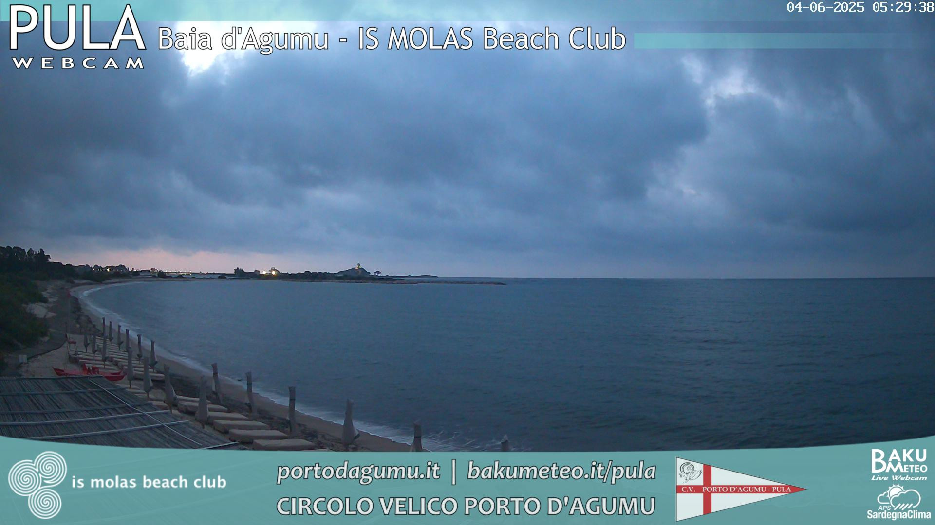 time-lapse frame, Porto d'Agumu webcam