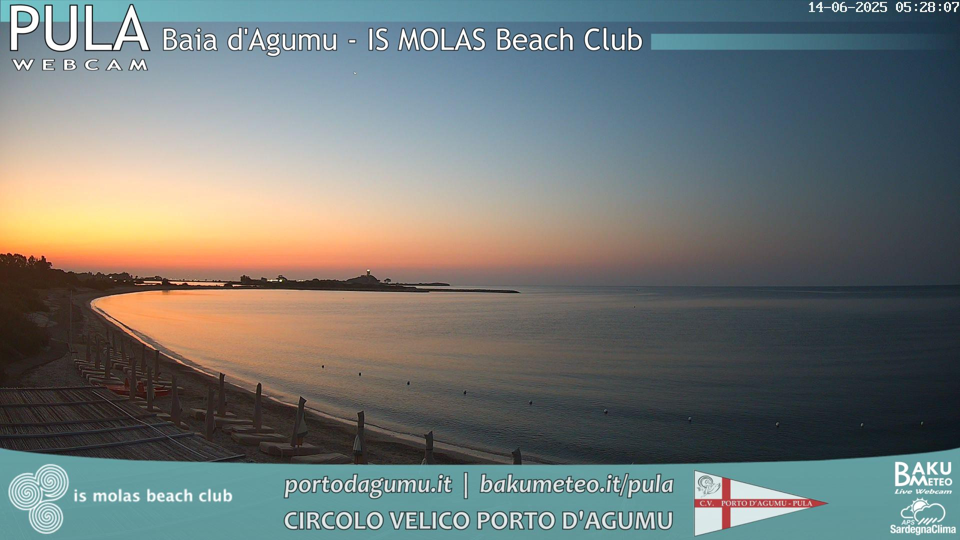 time-lapse frame, Porto d'Agumu webcam